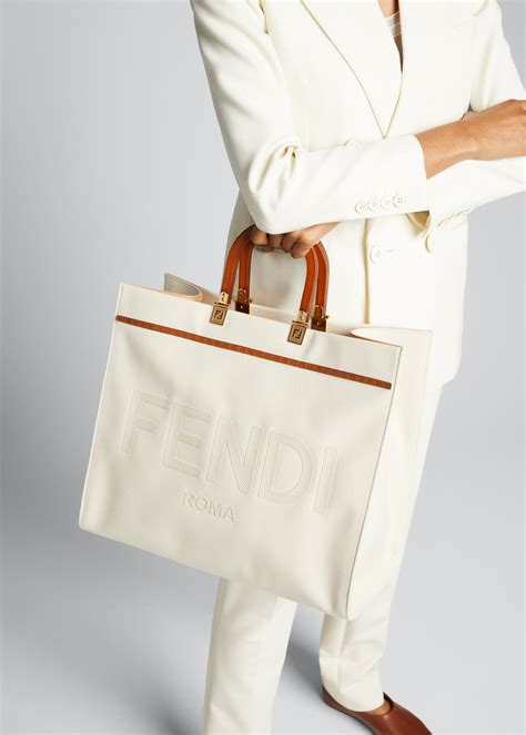 fendi leopard shopper bag|Fendi large sunshine tote bag.